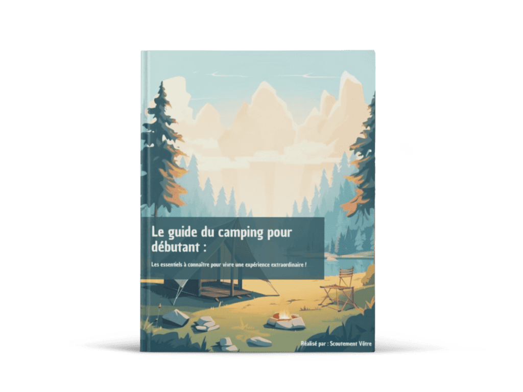 ebook cover guide du camping pour debutant