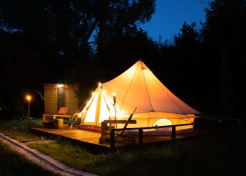 glamping camping de luxe