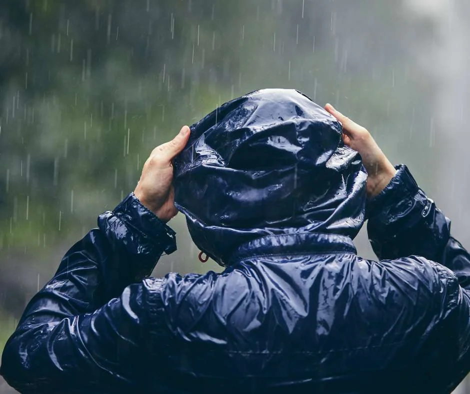 vetements de plein air pluie